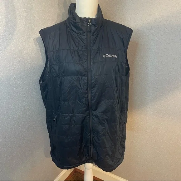 Columbia Omni-Heat Men’s Vest Size L Black - Picture 2 of 12